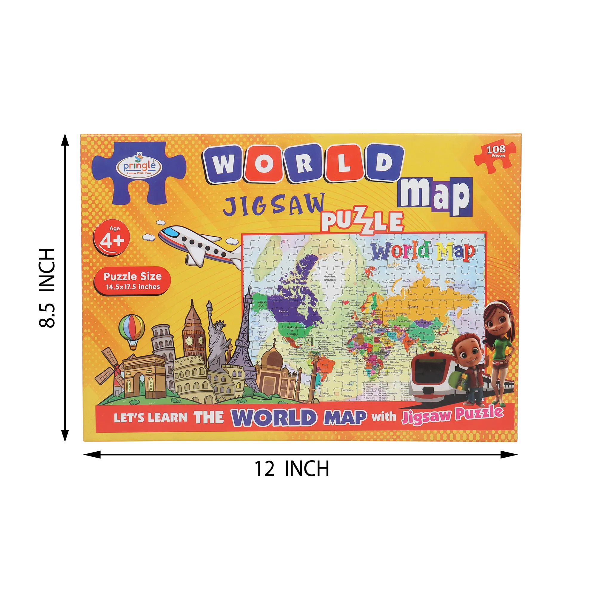 PR18 World Map Jigsaw Puzzle